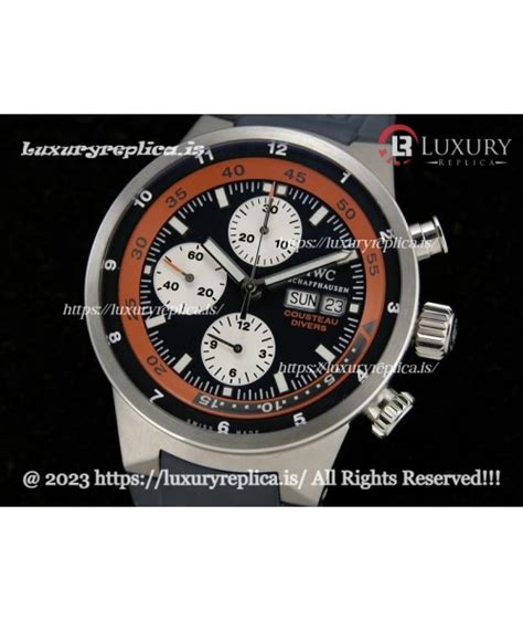 IWC Aquatimer Cousteau Divers Chronograph Swiss Valjoux 7750 